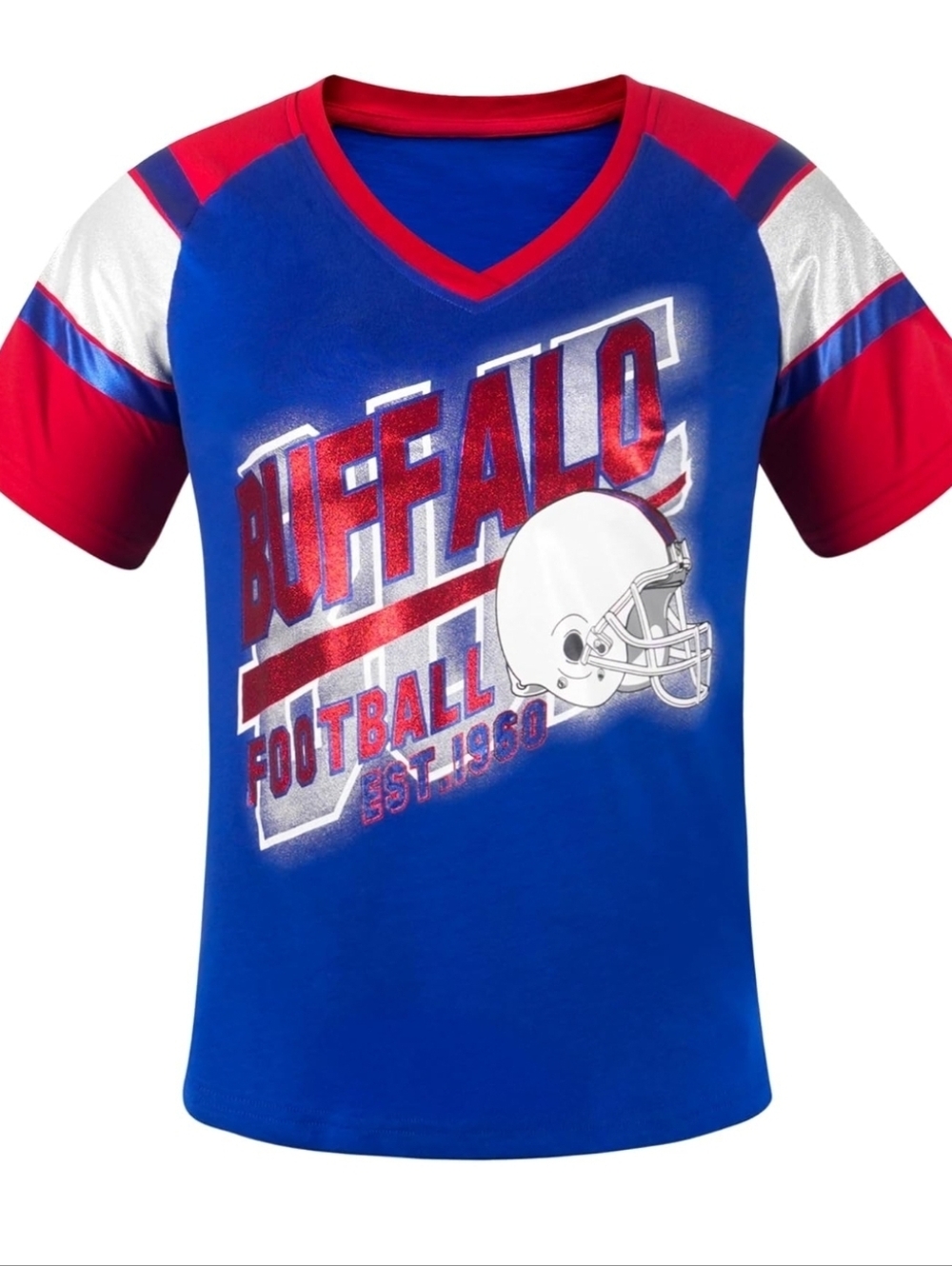 NEW - NFL Buffalo Bills Raglan Style Women's T-Shirt (Size XL 14/16)